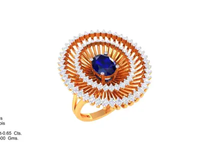 Women Ring  Render 3dm STL OBJ FBX Details 3D print model 301