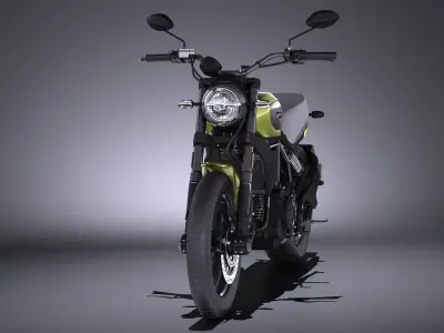 Ducati Scrambler Icon 2015 VRAY 3D model