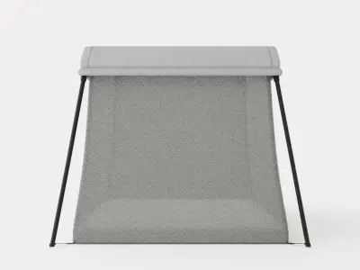 Travel cot Light Low-poly 3D model