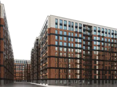 Collection Residential Building 005 3D model