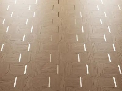 Alveo v345 Modular Floor By Foglie D Oro 3D model