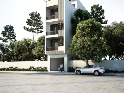 HOUSE EXTERIOR 3DMODEL - V-RAY RENDERING 3D model