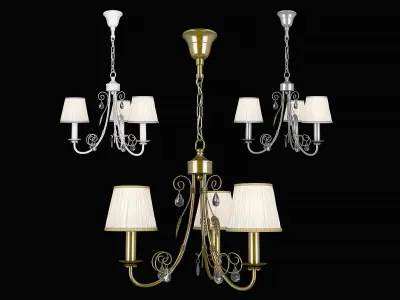 78103x Modesto Lightstar Chandelier 3D model