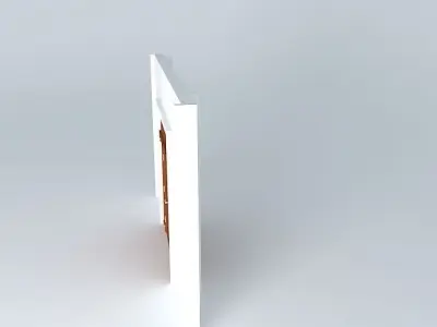 Main Door 2 panels 3D model