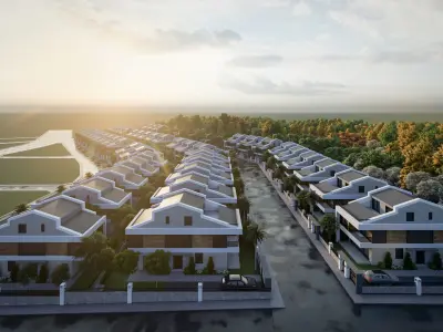 44 villa projects  - BIG VILLA 3D model