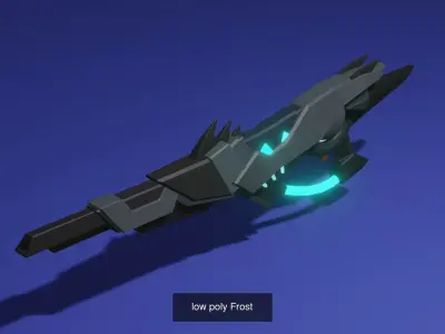 sci-fi weapons 3D Model Pack