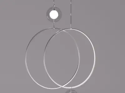 pendant ring light 3D model