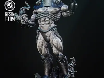 B3DSERK Antimonitor Sculpture Tested for 3D printing 3D print model