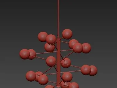 Italian Globe Cedar Moss Light 20 3D model