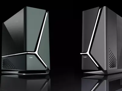 LED PC case 3D model