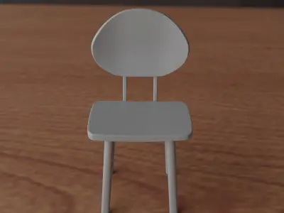 WOOD CHAIR Free 3D print model