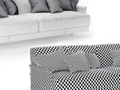 Sofa Ditre Italia Althon 3D model