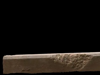 Road Traffic Stone Photogrammetry Low-poly 3D model