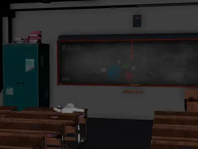 Night Classroom 3D model