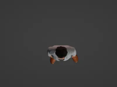 Urban Chic Asian Man 3D model