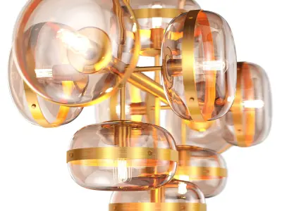 Eurofase NOTTINGHAM 10-light chandelier 3D model