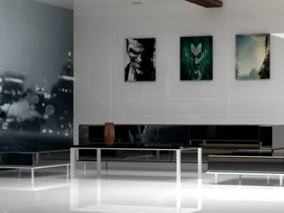 3ds max room 3D model 3D model