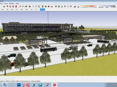 Sketchup Terminal C1 3D model