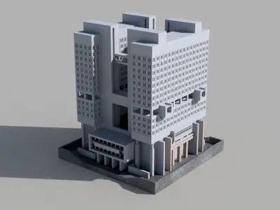 House of Soviets Model 3D print model