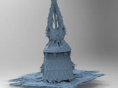 Scorpion Spector tower 3D model