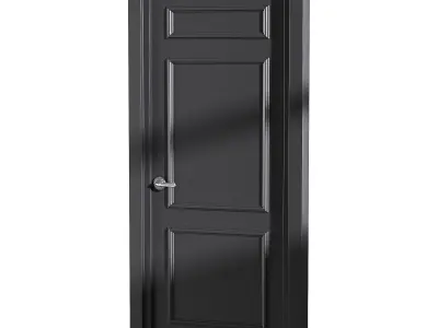 Modern entrance door 89 3D model