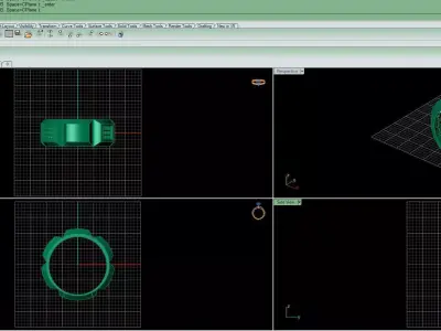 Imperial Block Ring 3D print model