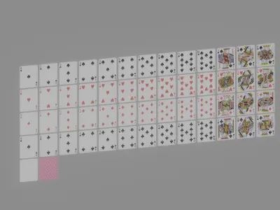 Deck Of Cards 3D model