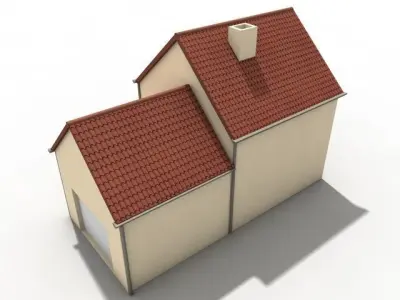 Simple house 3D model
