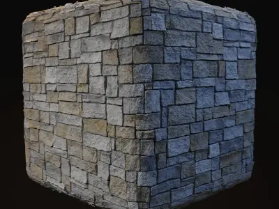 Cream Chopped Stone 8K Textures Texture