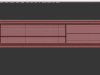 BLUEMOON MEDIA CABINET Low-poly 3D model