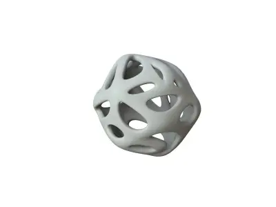 SciFi Cube Object No 18338 Low Poly Shape Texture