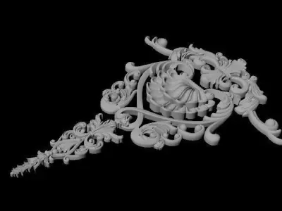 dekor ornate design 3D model 2