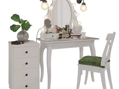 Dressing Table 03 3D model purchase