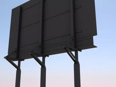 Billboard 3D model