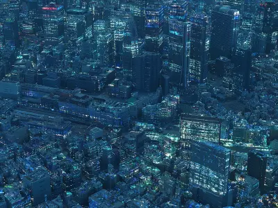  Tokyo City Night HD 