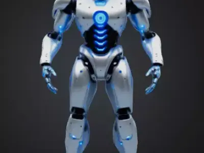 Robot 3D model 21