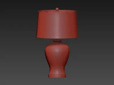 Hadley Ceramic Table Lamp 3D model