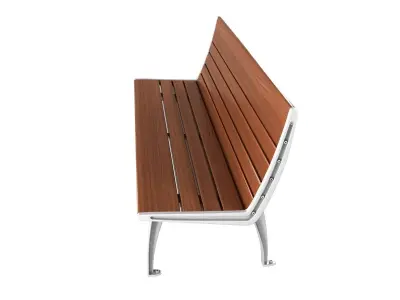 Contemporary Bench set 5 3D model