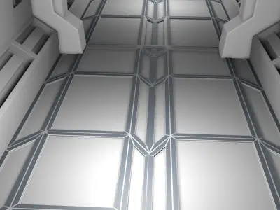 Sci Fi Corridor 3D model
