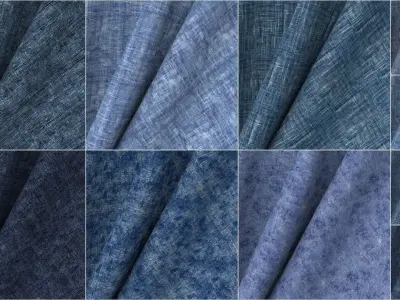 Jean fabric VOL02 4K Seamless PNG PBR Textures Texture