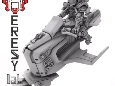 Heresylab - Sister on bike 3D print model