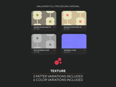 Retro wallpaper  Striper petal  Texture Texture