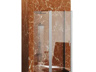 Shower cabin 05 3D model