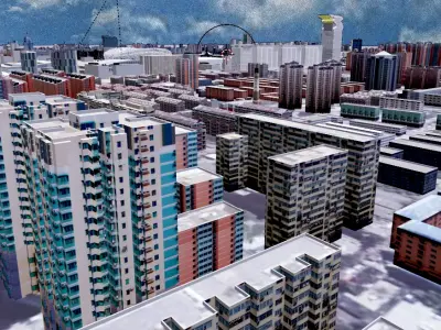 Beijing city   3D model