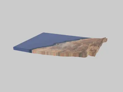 BENGHAZI City Low-poly 3D model