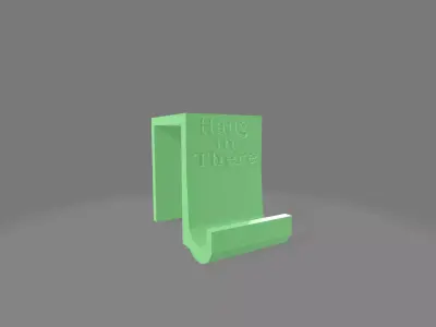 Hang in There - Door Hanger 3D print model