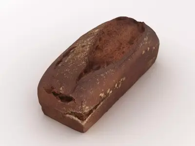 Bread Loaf 002 3D model