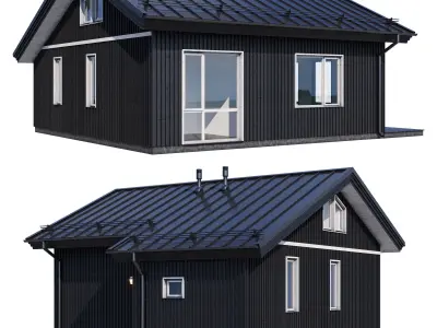 Modern house v83 3D model