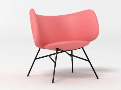 PlusHalle Stella 2 Chair 3D model