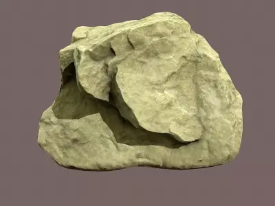 Rock lowpoly 3D model Low-poly 3D model